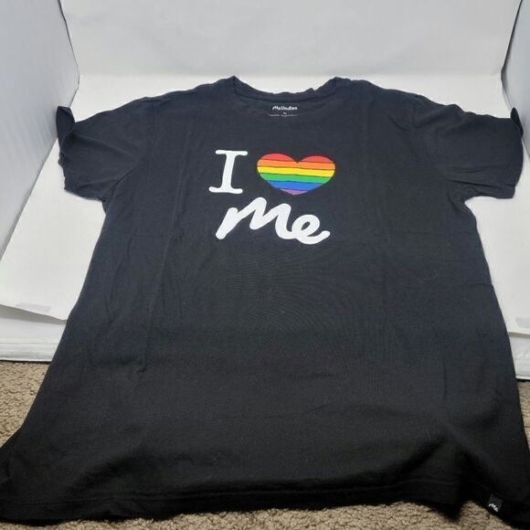 MeUndies Black I heart me Modal/Cotton Blend T-Shirt XLarge - Picture 3 of 4